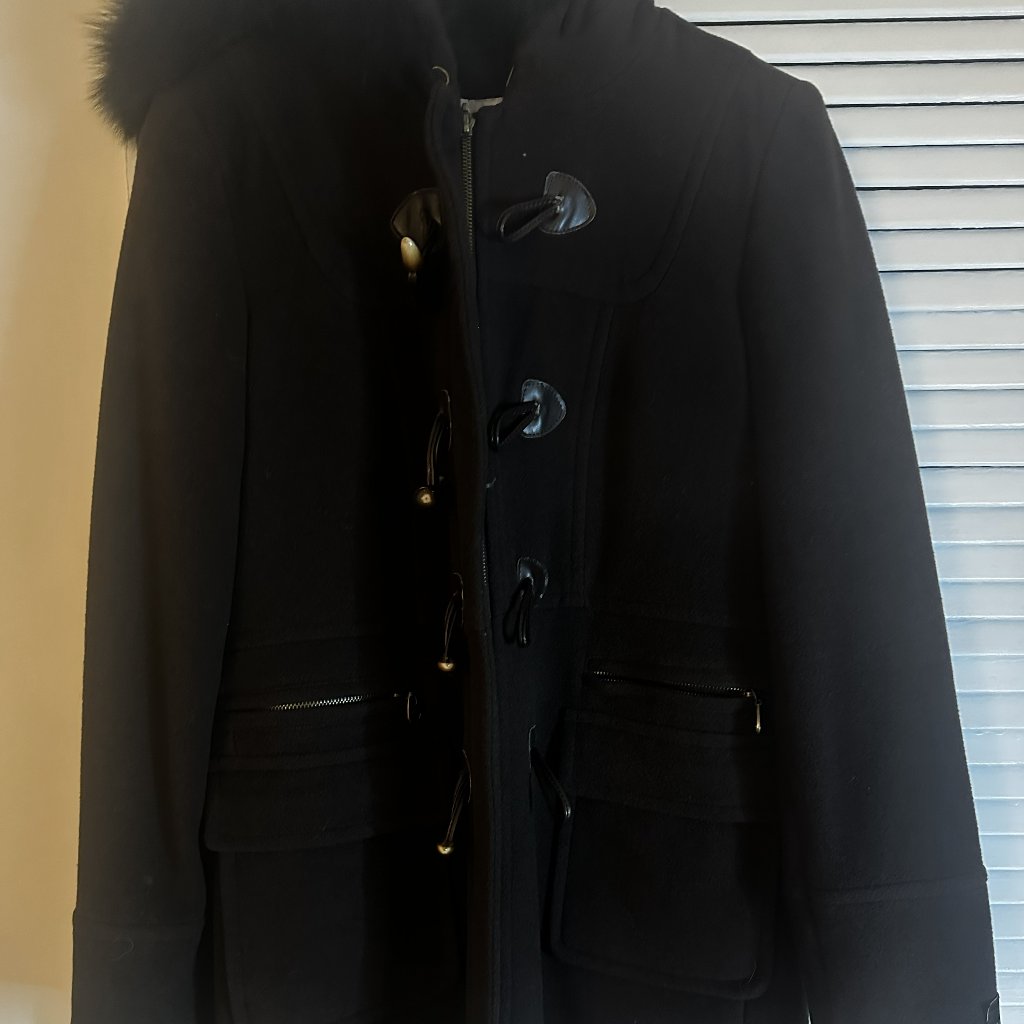 Andrew Marc New York Hooded Fur Coat - Brown